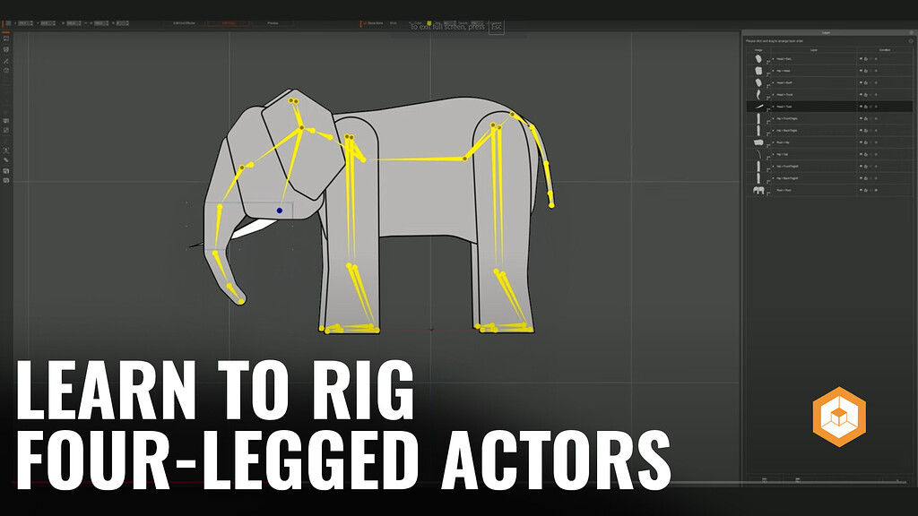 How to Rig a 4 Legged Actor for Cartoon Animator - General - Reallusion ...