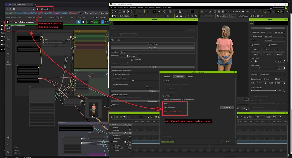 AI Render can't connect to ComfyUI anymore - AI render - Reallusion ...