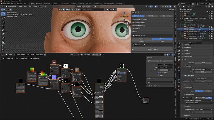 Blender 521 - Addon 244 Digital Human Skin - Perfect