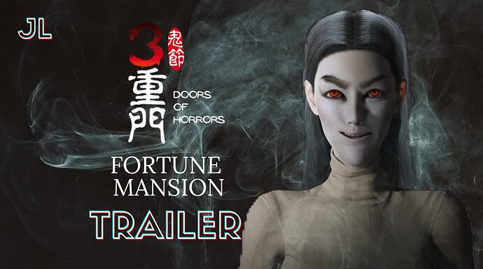 3 Doors of Horrors Fortune Mansion YouTube Trailer