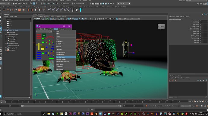 maya lizard