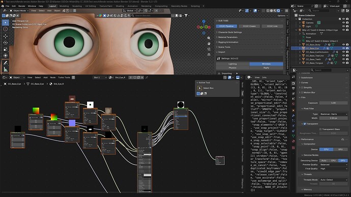 Blender 521 - Addon 241 Eye (2nd time)