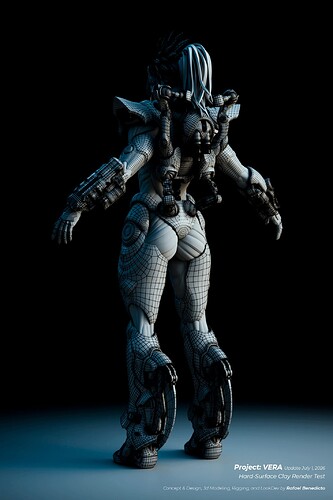 Hard Surface Test Render 5 Wire