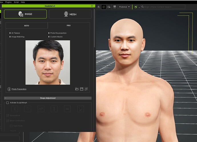 Asian headshot