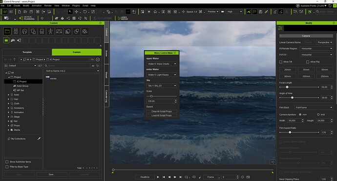 custom wave script