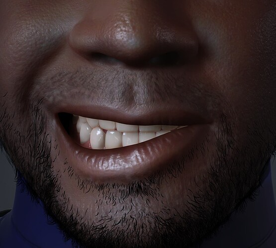 Comparision in Character_Creator5_With_Teethcolors
