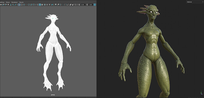 Retopology, UV, texturing