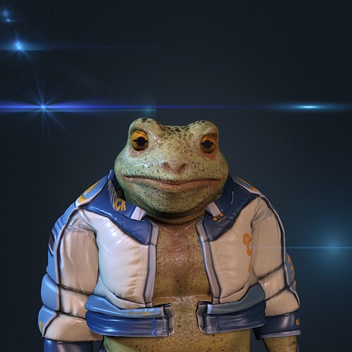 iclone 8 frog render