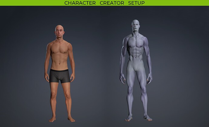 Character creator setup
