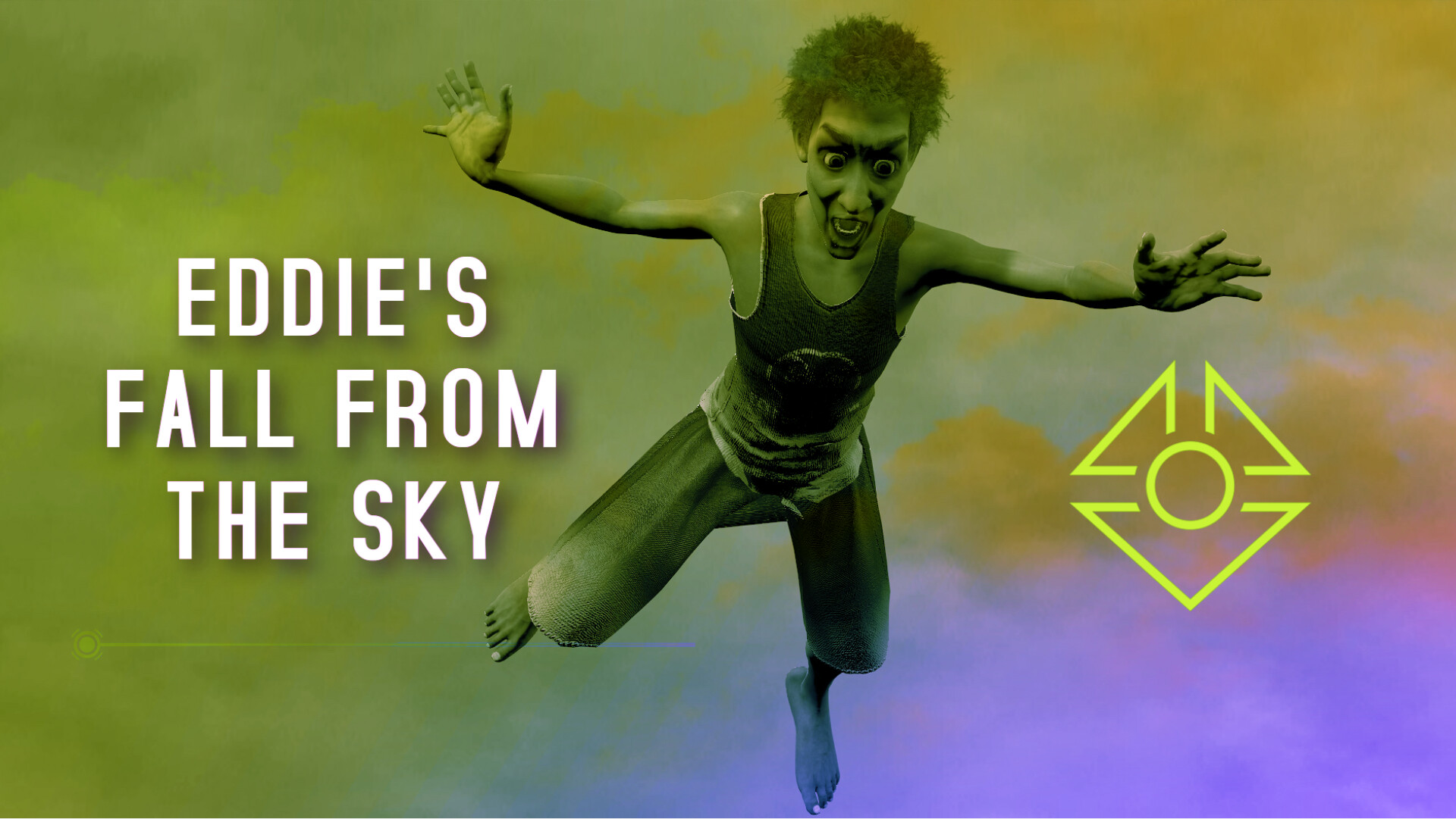 Eddie falling from the sky